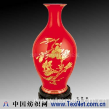 北京东恒盛世商贸有限公司 -中国红瓷—花篮瓶